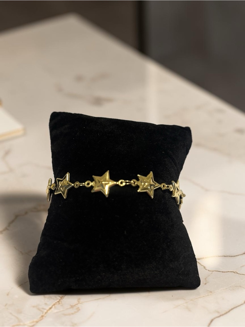 Gold Star Link Bracelet